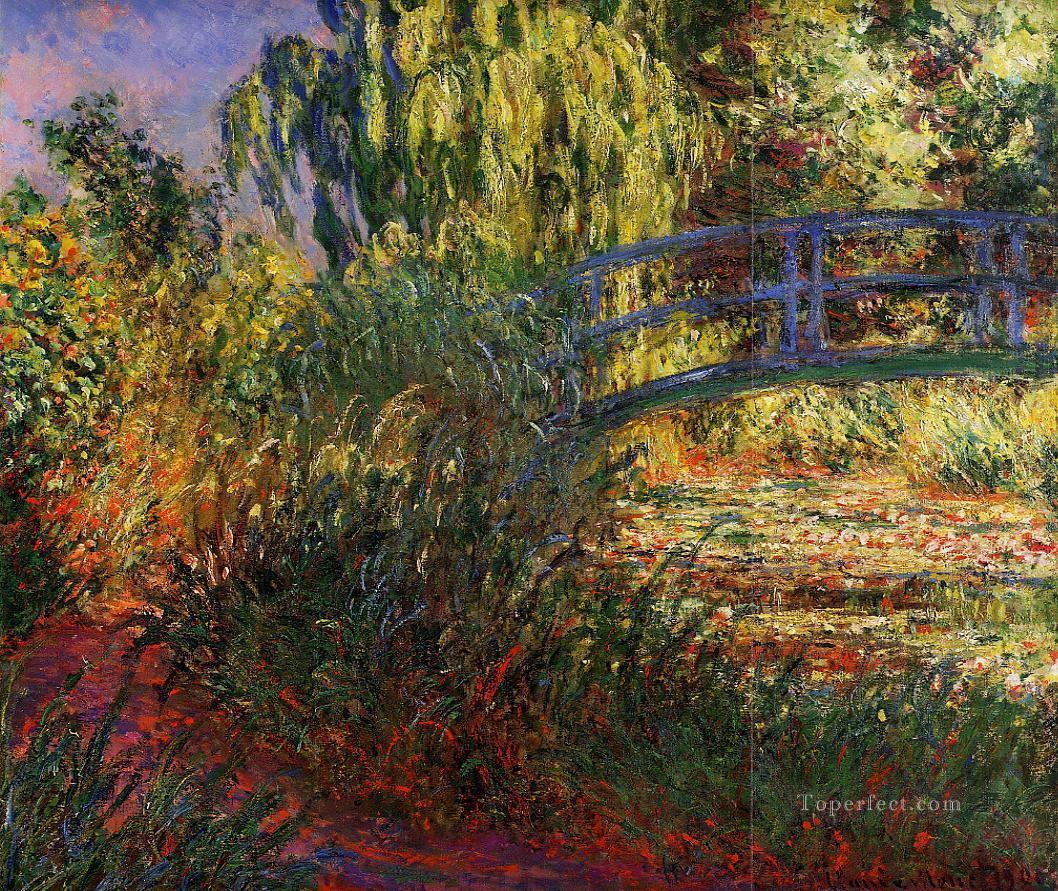 Path along the Water Lily Pond Claude Monet Oil Paintings